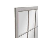 Leaner Window Mirror Distressed Grey 100 x 4 x 175 cm