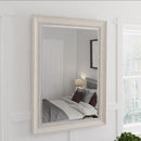 Wall Mirror White 74 x 3.5 x 104 cm