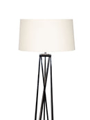 Mint Collection - Floor Lamp - Taupe Shade - Taupe Shade 26x26x136cm