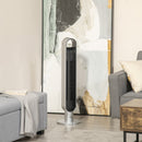 HOMCOM Anion Tower Fan 39" 100cm with 3 Speeds and Timer - Silver