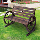 Outsunny Garden Bench - Brown
