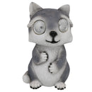 Silver & Stone Outdoor Solar Felix Ornament