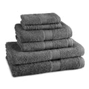 Towel Bale 6 Piece 100% Cotton - Charcoal