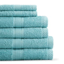 Towel Bale 6 Piece 100% Cotton - Aqua