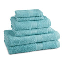 Towel Bale 6 Piece 100% Cotton - Aqua