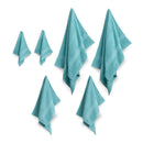 Towel Bale 6 Piece 100% Cotton - Aqua
