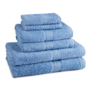 Towel Bale 6 Piece 100% Cotton - Cornflower