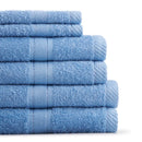 Towel Bale 6 Piece 100% Cotton - Cornflower