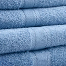 Towel Bale 6 Piece 100% Cotton - Cornflower