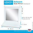Lewis's Bathroom Wall Mirror