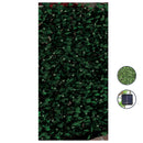 Silver & Stone Expanding Solar Ivy Trellis with Artificial Leaves 90cm x 180cm