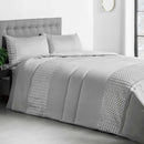 Lewis's Charlotte Sequin Panel Luxury Duvet Set - Silver