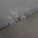 Lewis's Amelia Crushed Velvet Duvet Set - Charcoal