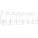 Outsunny Galvanised Steel Walk-in Greenhouse 6 x 3M Green