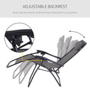 Outsunny Lounge Chair - Grey