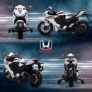 HOMCOM Kids Electric Ride On Motorcycle Bike 6v - White