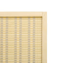 HOMCOM 4 Panel Folding Room Divider 170cm Wall Privacy Screen Protector Natural