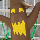 Halloween Inflatable Ghost Tree with Bats 8'