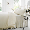 Non Iron Percale Deep Fitted Sheet- Cream