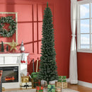 Christmas Tree Snow Dipped Pencil 6.5ft