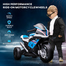 HOMCOM Kids Electric Ride On Motorcycle Bike BMW HP4 12V - Blue