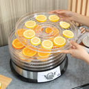 HOMCOM Food Dehydrator 5 Tier 250W - Stainless Steel