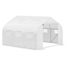 Outsunny Walk-in Tunnel Greenhouse Gardening Planting Shed Heavy Duty Warm House