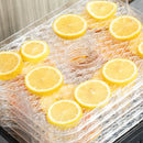 HOMCOM Food Dehydrator 5 Tier 245W - Stainless Steel