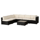 Outsunny-Rattan 6  Seat Cushion replacement set
