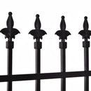 Outsunny Metal Arch Garden Bench - Black