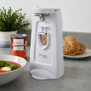 Presto 3 in 1 Can Opener with Knife Sharpener and Bottle Opener White