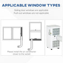 HOMCOM Mobile Air Conditioner