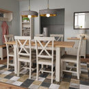 Beverley Dove Grey  Extending Table 1.2m-1.6m 120 x 75 x 78 cm