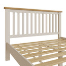 Beverley Dove Grey  Bed 4'6" Double 152 x 201 x 105 cm