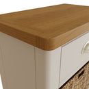 Beverley Dove Grey Cabinet 1 Drawer 3 Basket 50 x 30 x 100 cm