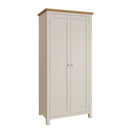 Beverley Dove Grey Wardrobe 2 Door Full Hanging 85 x 52 x 180 cm