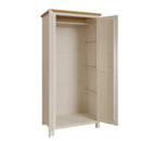 Beverley Dove Grey Wardrobe 2 Door Full Hanging 85 x 52 x 180 cm