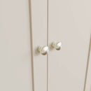 Beverley Dove Grey Wardrobe 2 Door Full Hanging 85 x 52 x 180 cm