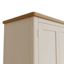 Beverley Dove Grey Wardrobe 2 Door Full Hanging 85 x 52 x 180 cm