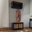 Aldeburgh Blue Hall Bench 80 x 30 x 50 cm