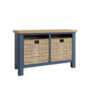 Aldeburgh Blue Hall Bench 80 x 30 x 50 cm