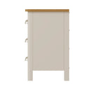 Beverley Dove Grey  Bedside Table with 3 Drawers 42 x 35 x 58 cm