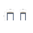 Aldeburgh Blue Stool