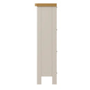 Beverley Dove Grey  Bookcase Small Wide 70 x 22 x 82 cm