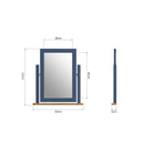 Aldeburgh Blue Trinket Mirror