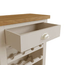 Beverley Dove Grey  Wine Cabinet 55 x 30 x 80 cm