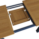 Aldeburgh Blue Extending Table 1.6m-2m 160 x 85 x 78 cm
