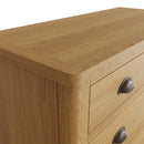 Hemsworth Rustic Oak  Chest of Drawers 2 Over 3 80 x 40 x 95 cm