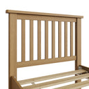 Hemsworth Rustic Oak  Bed 3' Single 106 x 201 x 105 cm