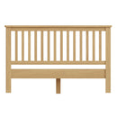 Hemsworth Rustic Oak  Bed 5' King 168 x 211 x 105 cm